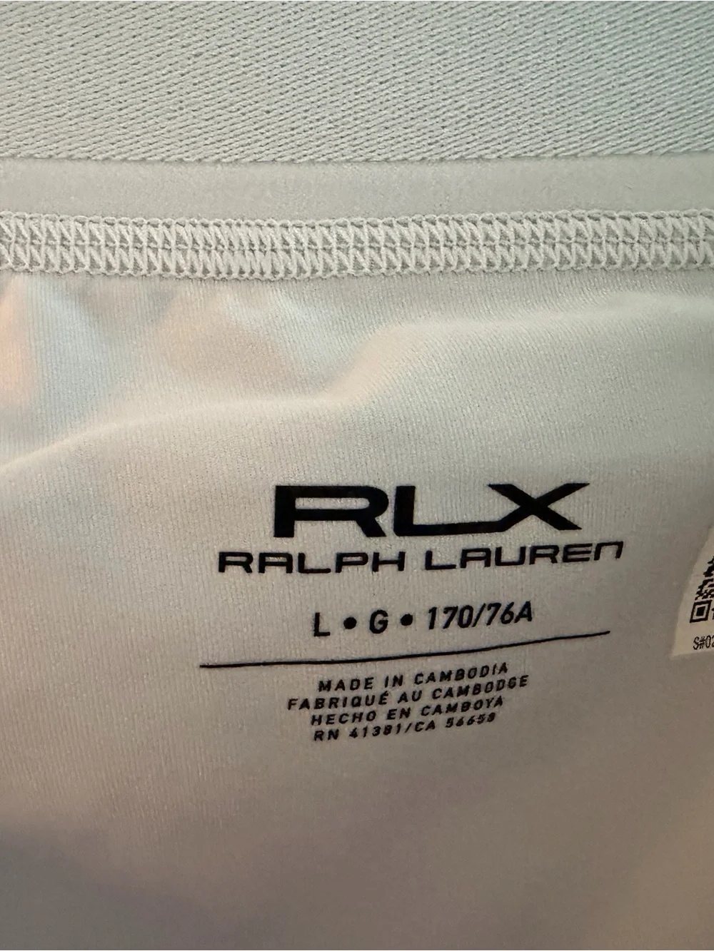 RLX Ralph Lauren white tennis/golf Skort  country club preppy collegiate